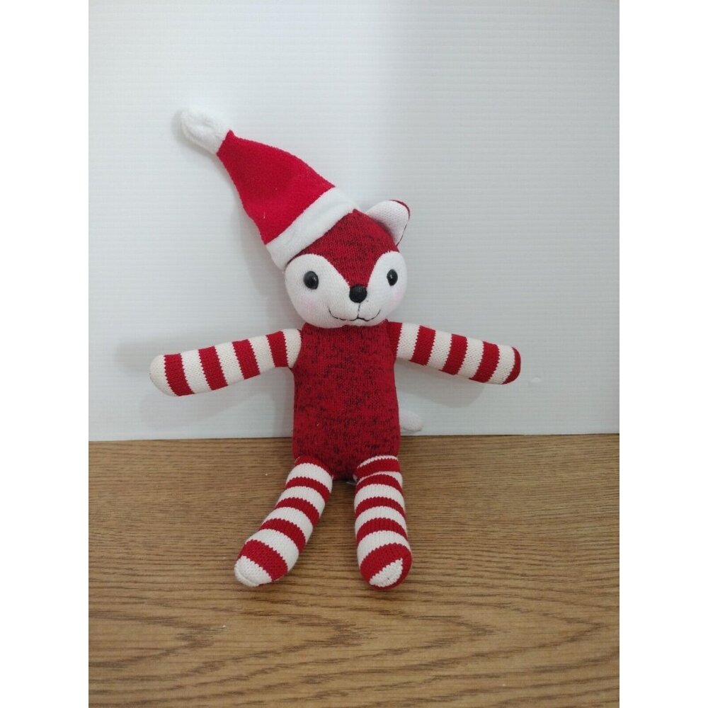 Galerie Red Santa Fox Sock Plush 10"